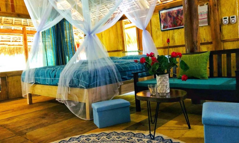 Phòng ngủ ở Pù Luông Homestay & Tours